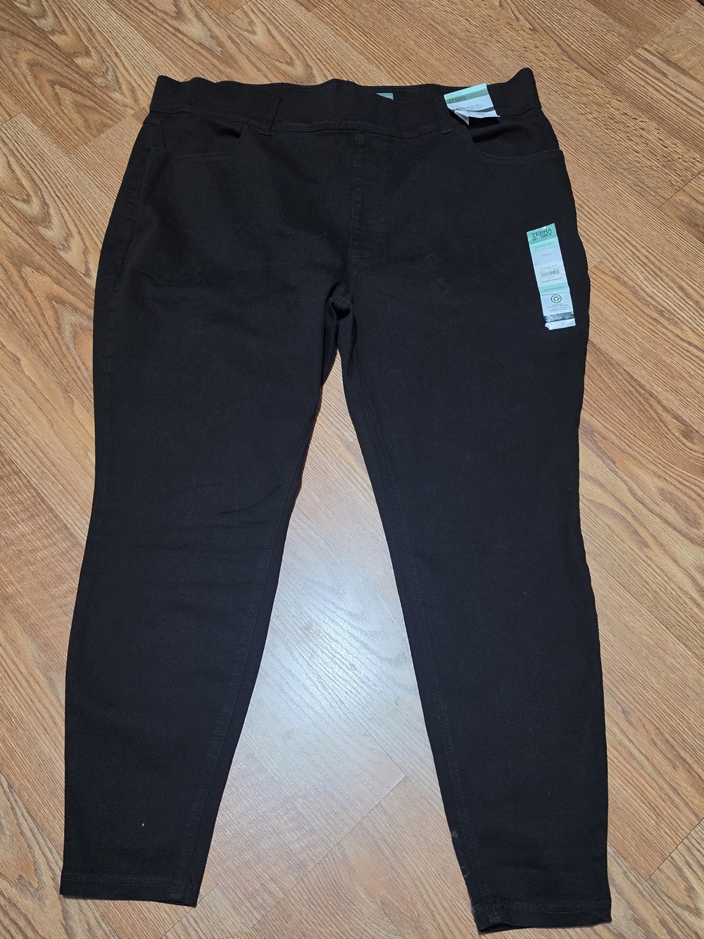 Terra & Sky Black Stretch Casual Skinny Jeans